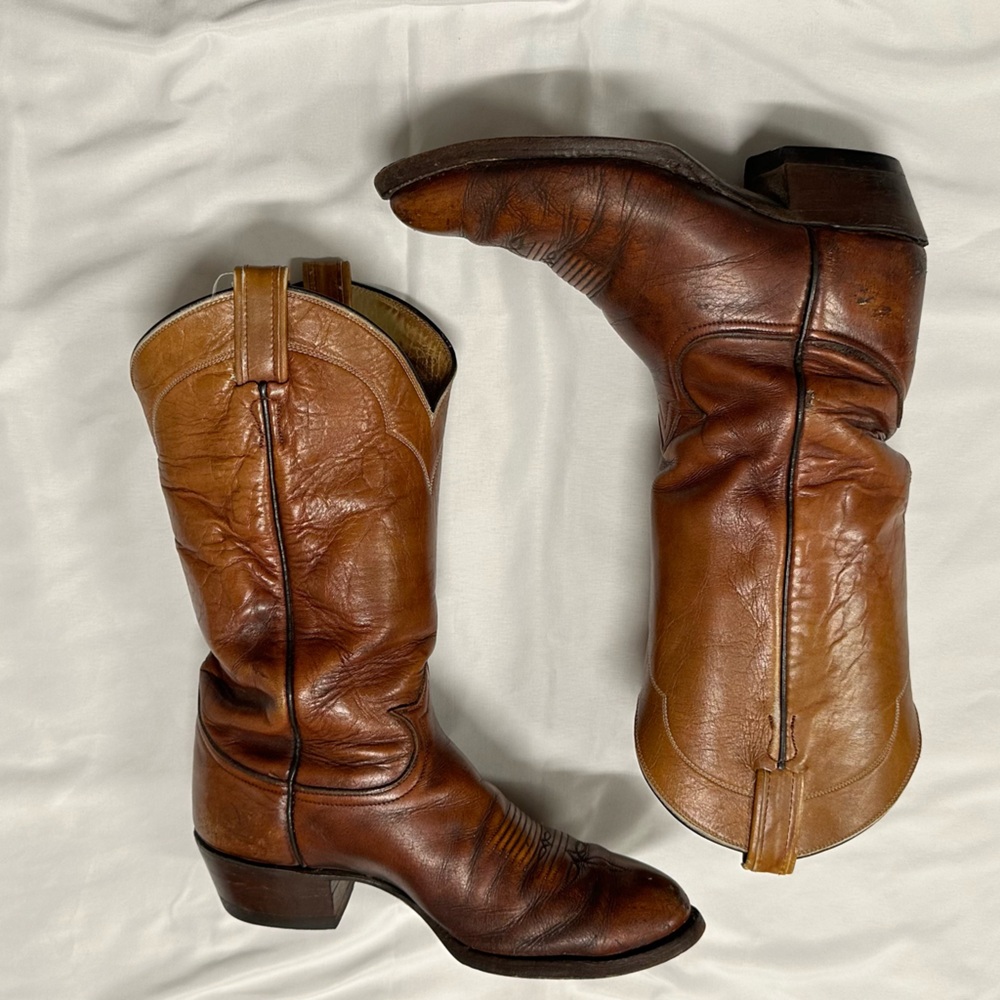 Tony Lama Brown Cowboy & Western Boots 7.5 EEE Men’s / 9.5 EEE Women’s
